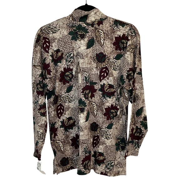 Rare NWT Vintage 90s Season Ticket Mock Neck Top Size S Made in USA - Picture 2 of 8